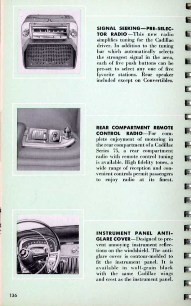 1953 Cadillac Salesmans Data Book Page 68